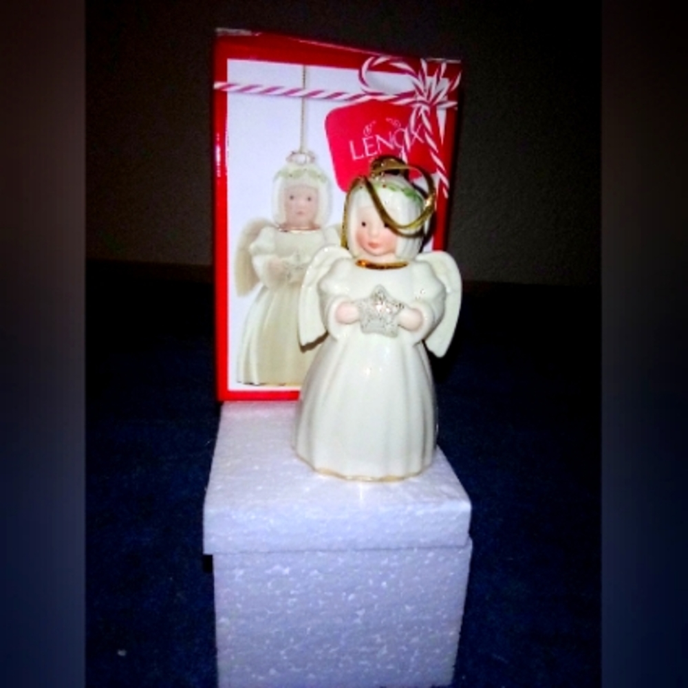Lenox angel ornament